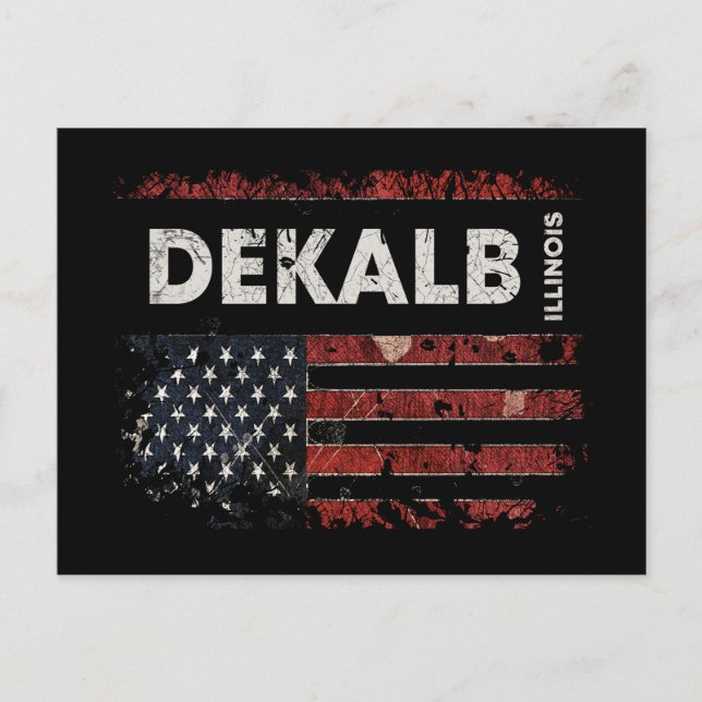 DeKalb Illinois Postcard (Front)