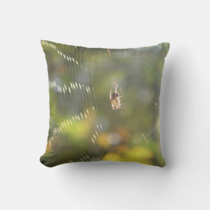 Dekokissen goldene Spinne Throw Pillow