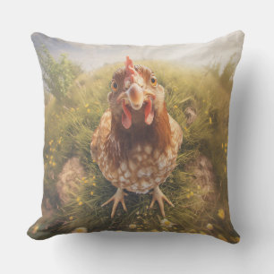 Dekokissen Huhn guckt dich an Outdoor Pillow