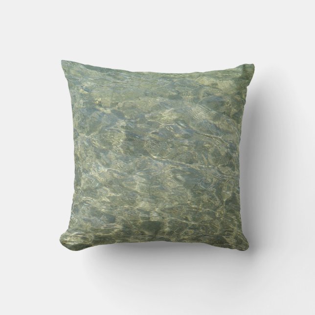 Dekokissen Seegrund Throw Pillow (Front)
