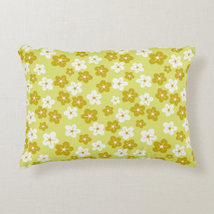 Dekokokissen mit Blümchenmotiv grün Accent Pillow