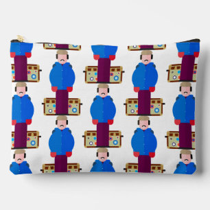 Del Griffith – Patterned Zipper Accessory Pouch