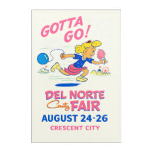 DEL NORTE COUNTY FAIR - CRESCENT CITY.  30X20.