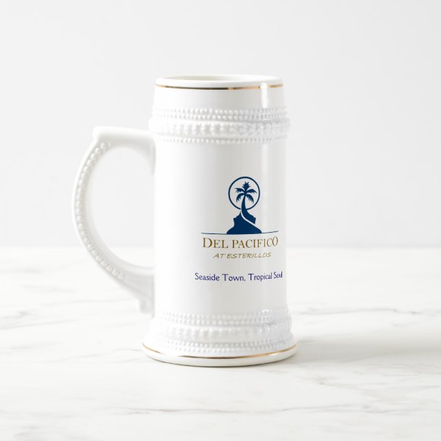 Del Pacifico Beer Stein (Left)