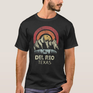 Del Rio Texas Mountain Sunset Sunrise Kayaking T-Shirt