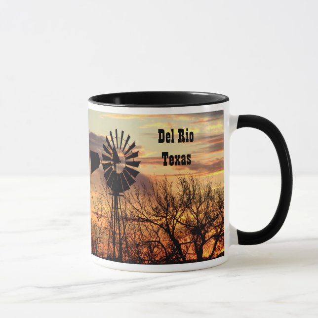 Del Rio texas souvenir windmill Mug (Right)