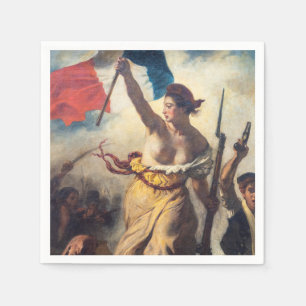 Delacroix - Liberty Leading The People Close-up Napkin
