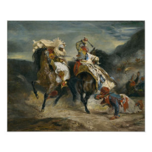 Delacroix The Combat of the Giaour and Hassan Photo Print