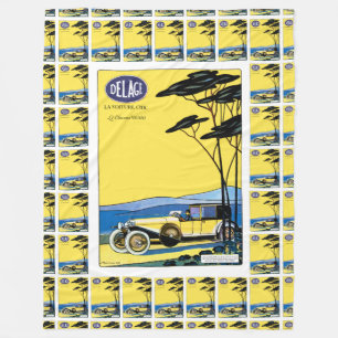 Delage ~ La Voiture Chic Fleece Blanket