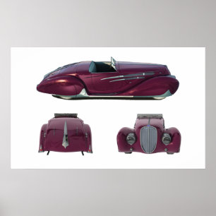 Delahaye Poster