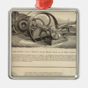 Delamater Iron Works Metal Ornament