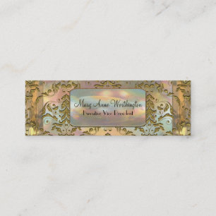 Delancey Astor Elegant Professional Skinny Mini Business Card
