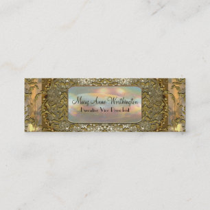 Delancey Astor Elegant Professional Skinny Mini Business Card