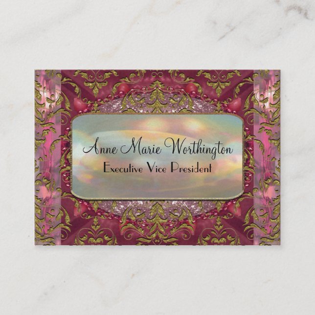 Delancey Petal 3.5 Elegant Professional Business Card (Front)