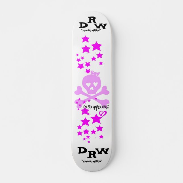 Delaney's Skateboard - Customized (Front)