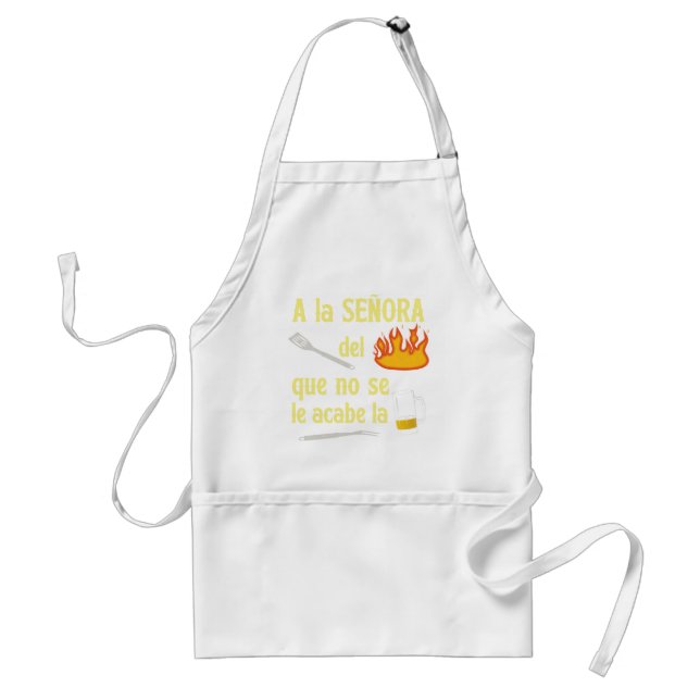 Delantal Señora Cerveza Standard Apron (Front)