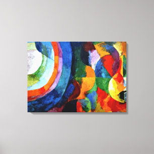 Delaunay - Circular Forms, Sun, Moon Canvas Print