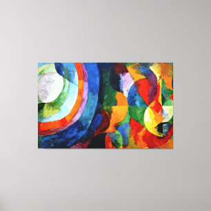 Delaunay - Circular Forms, Sun, Moon Canvas Print