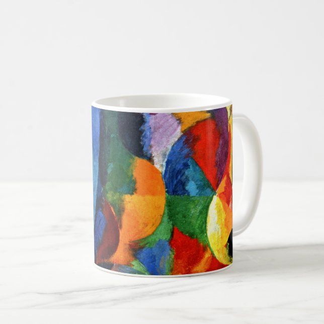Delaunay - Circular Forms, Sun, Moon Coffee Mug (Front Right)