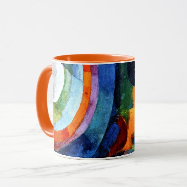 Delaunay - Circular Forms, Sun, Moon Mug (Front Left)