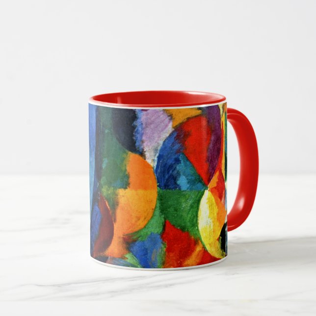 Delaunay - Circular Forms, Sun, Moon Mug (Front Right)