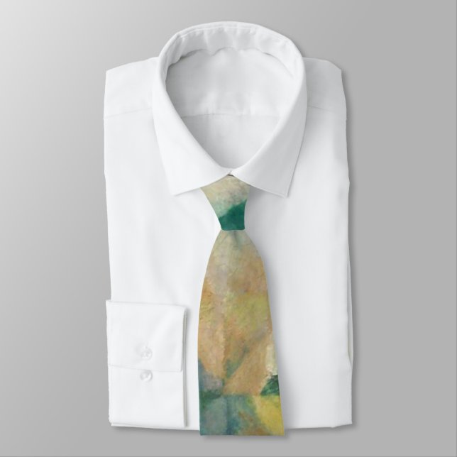 Delaunay Claasical Abstract Art Painting Tie (Tied)