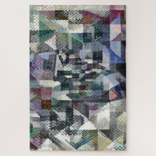 Delaunay Claasical Abstract Art Painting Window 3 Jigsaw Puzzle