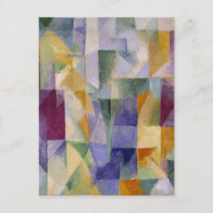 Delaunay Claasical Abstract Art Painting Windows Postcard