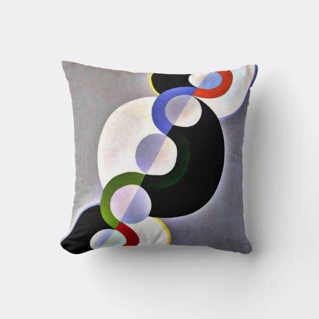 Delaunay - Endless Rhythm Throw Pillow (Front)