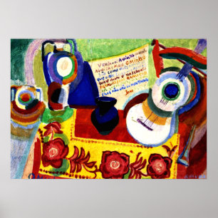Delaunay - Portuguese Still Life Poster