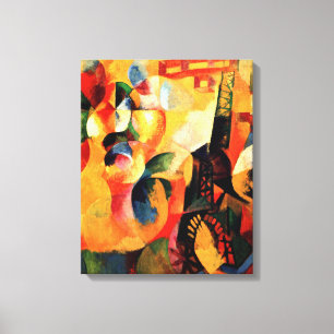 Delaunay - Sun, Tower, Airplane Canvas Print