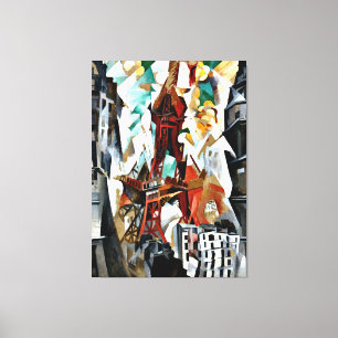 Delaunay - The Red Tower Canvas Print