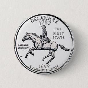 Delaware 2 Inch Round Button