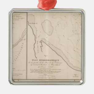 Delaware Bay Metal Ornament