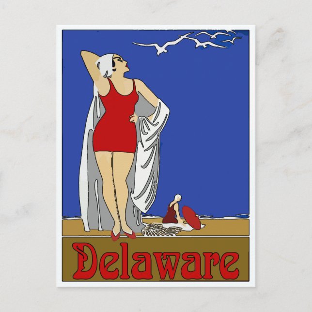 Delaware Beaches, add text Postcard (Front)