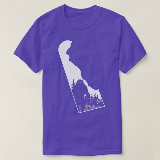 Delaware Bigfoot T-Shirt (Design Front)