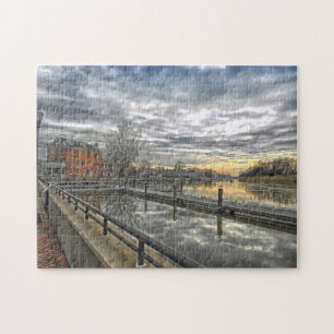 Delaware Canal. Jigsaw Puzzle