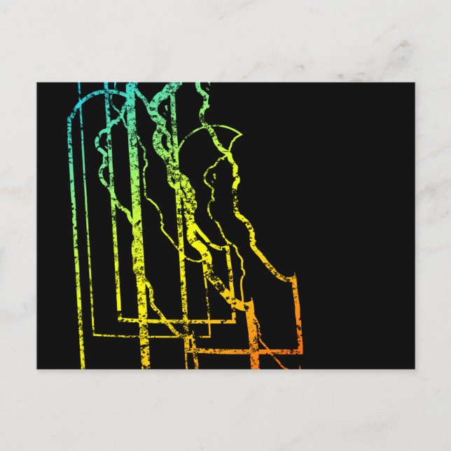 delaware chill blur postcard (Front)