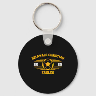 Delaware Christian Eagles Soccer Ll 2025 Keychain