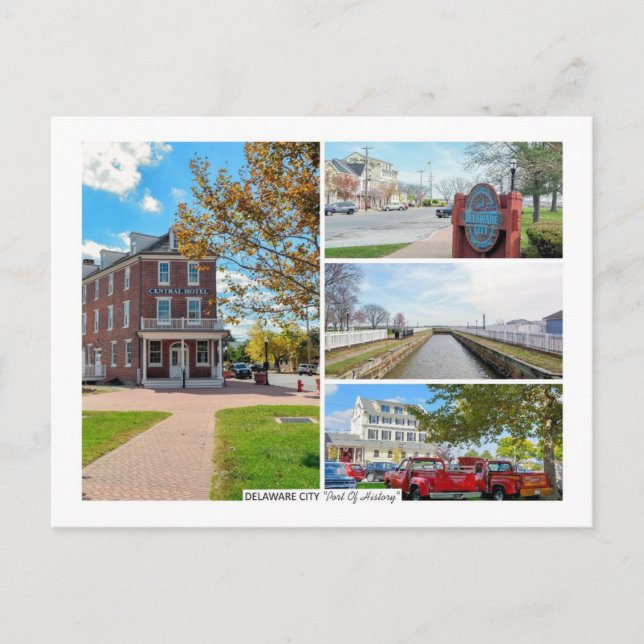 Delaware City. Postcard (Front)