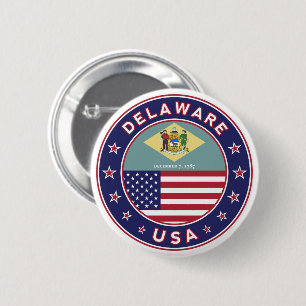 Delaware, Delaware t-shirt, Delaware sticker 2 Inch Round Button