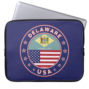 Delaware, Delaware t-shirt, Delaware sticker Laptop Sleeve