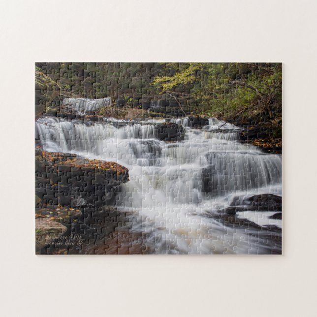 Delaware Falls - Autumn 2018 11"x14" Jigsaw Puzzle (Horizontal)