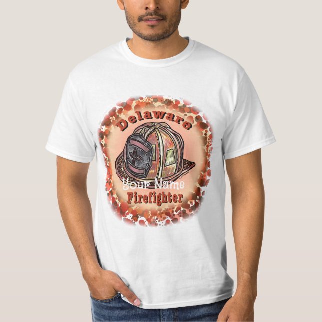Delaware Firefighter T-Shirt (Front)