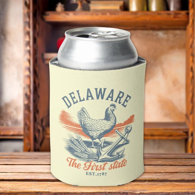 Delaware First State Vintage  Can Cooler (Creator Uploaded)