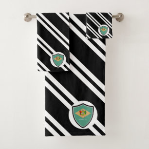 Delaware flag bath towel set