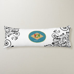 Delaware flag body pillow