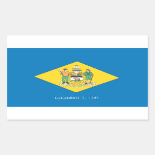 Delaware Flag Sticker