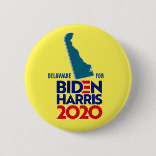 Delaware for Biden Harris 2020 2 Inch Round Button