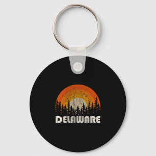 Delaware - funny nature vintage hiking 60s 70s 80s keychain